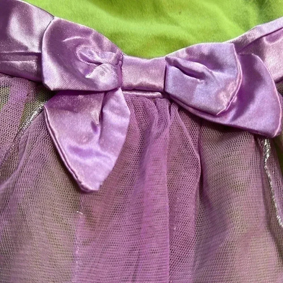 Disney Tinkerbell outfit green/purple 3-6M - Picture 4 of 6